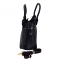 32784 - BLACK PURSE /W HANDLE